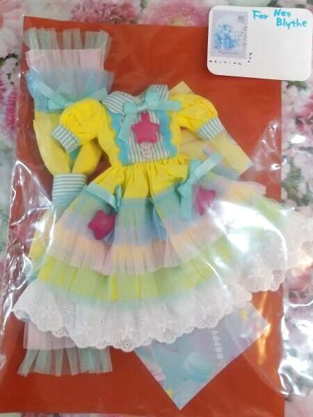 画像4: ネオブライスサイズ『FancySodaワンピース』(ロリィタワンピースとヘッドドレスのセット) (4)