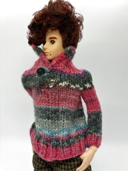 画像4: オビツボディ27size『わたあめコートセーター』 (4)