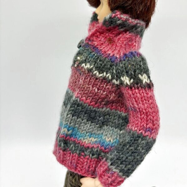 画像2: オビツボディ27size『わたあめコートセーター』 (2)