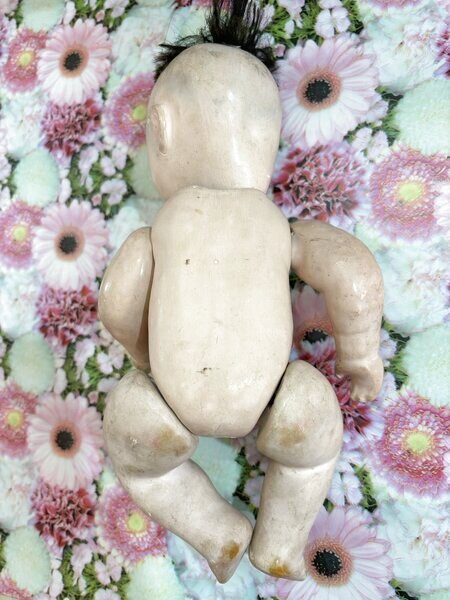 画像3: 昭和時代の市松人形幼い子コンポジションボディ　26cm (3)