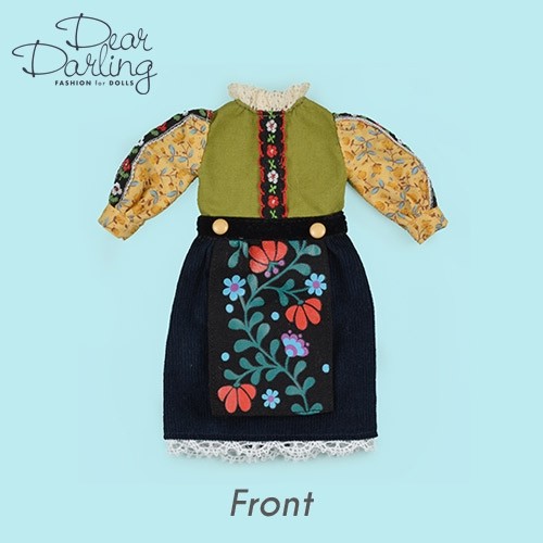 Sale Blythe公式ドリーウェア ネオブライスサイズ 22ｃｍ服 ファーハットガールset ベージュ N S Doll Cafe